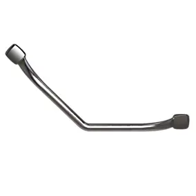 Barre d'appui coudée en inox brossé Godonnier Essentiels Plus 60,9 cm