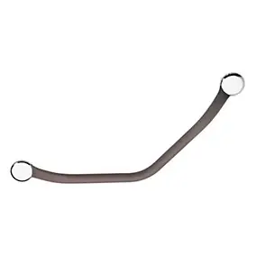 Barre de redressement coudée en inox taupe Godonnier Soft 135°
