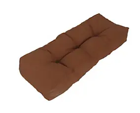 Accoudoir coussin palette Easy for life orange terracotta L.58 x l.20 x ep.10 cm