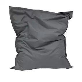 Maxi coussin Big-Bag uni gris 140 x 120 cm Easy Life