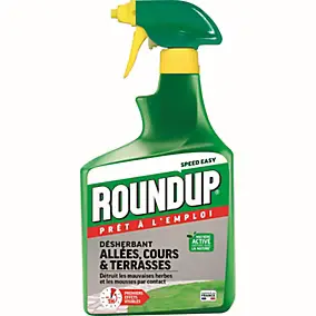 Désherbant Roundup Speed easy pour cours, allées et terrasses 1,2 L - Prêt à l'emploi