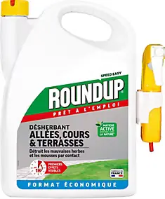 Désherbant allées, cours et terrasses Round Up 5L