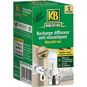 Recharge diffuseur anti-moustiques KB Home Defense