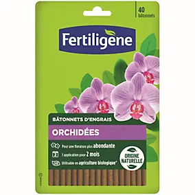 10 bâtonnets d'engrais pour orchidées Fertiligène