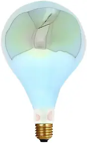 Ampoule LED à filament boucle E27 40lm 4W blanc chaud ⌀16,5cm bleu