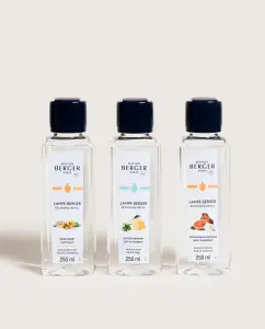 Coffret 3 recharges lampe Berger Estivale 250ml