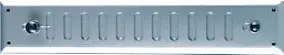 Grille d'aération aluminium Autogyre à persiennes sans moustiquaire réglable 240 x 45 mm