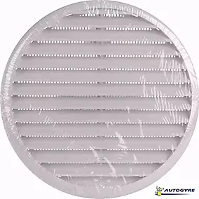 Grille d'aération PVC Autogyre à clipser blanche ø80/125 mm
