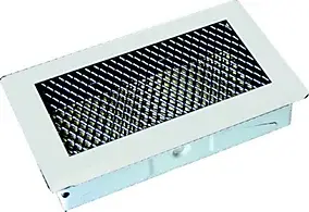 Grille d'air chaud blanc 320 x 172 mm Autogyre