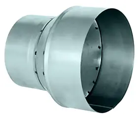 Réduction en tôle d'acier galvanisé Ø 160/125 mm Autogyre