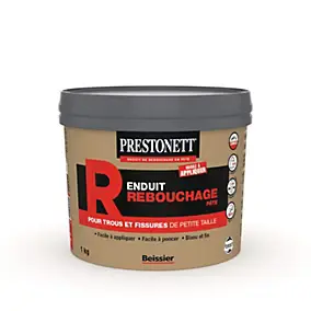 Enduit de rebouchage en pâte Prestonett 1kg