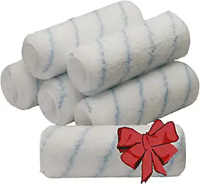 6 manchons mur et plafond pour peinture mate 180mm Roulor