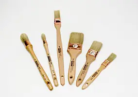 6 brosses à rechampir chantier mur et plafond toutes peintures Roulor