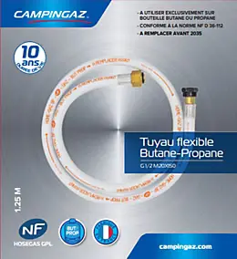 Tuyau de gaz flexible butane/propane Campingaz