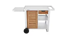 Chariot Woody pour plancha 2 et 3 brûleurs acier