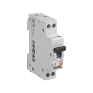 Lot de 10 disjoncteurs de branchement principal 3KA phase + neutre 16A