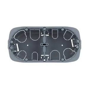 Boîte d'encastrement multimatériaux 2 postes Ø67 x P. 40 mm