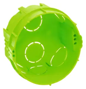 Lot de 10 boîtes à sceller sur cloison pleine, Ø 65 mm prof. 40 mm