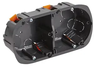 Boîte multi-matériaux 2 postes Ø 67 mm Prof. 40 mm