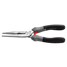 Pince à bec 1/2 ronde coudée standard Facom 160 mm