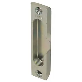 Gâche galet Ferco à encastrer réversible l.18 x h.90 mm