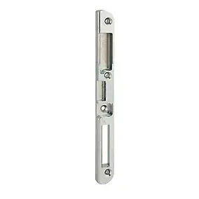 Gâche centrale à encastrer gauche 190x18x13 mm pour têtière