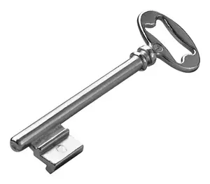 Serrure en applique horizontale pour porte intérieure droite - 140x80 mm