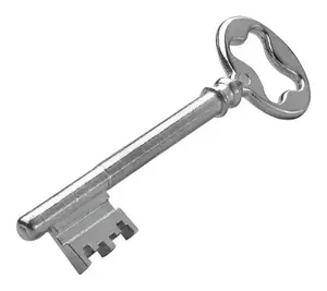 Serrure en applique horizontale pour porte d'entrée droite - 140x80 mm