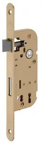 Serrure à encastrer pour porte intérieure axe 40 mm acier embouti