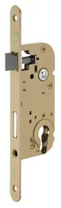 Boîtier de serrure pour cylindre porte d'entrée axe 40 mm