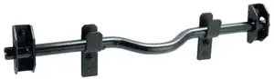 Barre de sécurité en acier zingué pour volet en bois 41 cm noir