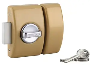 Verrou à bouton et cylindre 45 mm