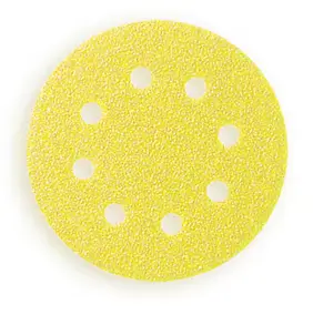 Papier abrasif corindon ø125 mm grain 80, lot de 5