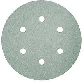 Papier abrasif corindon ø150 mm grain 80 anti-encrassement, lot de 5