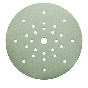 Papier abrasif corindon ø225 mm grain 240 anti-encrassement, lot de 5