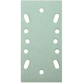 Papier abrasif corindon 93 x 185 mm grain 120 anti-encrassement, lot de 5