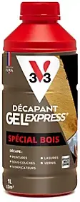 Décapant Gel Express V33 spécial bois 1L