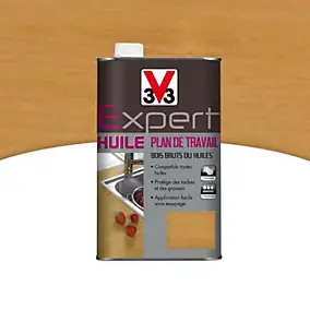 Huile plan de travail V33 Expert miel mat 0,5L