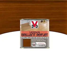 Vernis meubles et boiseries V33 Brillant reflet teck brillant 0,25L