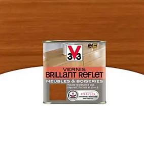 Vernis meubles et boiseries V33 Brillant reflet acajou brillant 0,25L