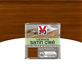 Vernis meubles et boiseries V33 Satin ciré teck satin 0,25L