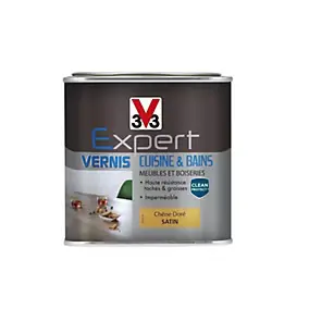 Vernis cuisine et bains V33 Expert chêne doré satin 0,5L