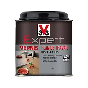 Vernis plan de travail bois V33 Expert incolore brillant 0,5L