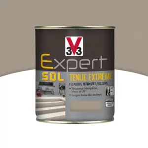 Peinture pour sol extérieur tenue extrême Galet 500 ml