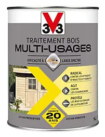 Traitement bois multi-usages incolore 1L V33