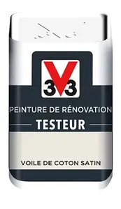 Testeur peinture de rénovation acrylique satin voile de coton 50 ml