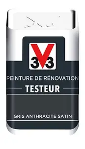 Testeur peinture de rénovation acrylique satin gris anthracite 50 ml