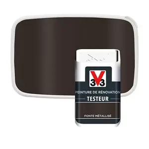 Testeur peinture de rénovation acrylique métallisé fonte 50 ml