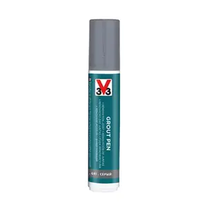 Feutre de rénovation pour joint de carrelage acrylique mat gris 15 ml
