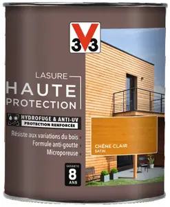 Lasure ton chêne clair satinée 0,75 L
